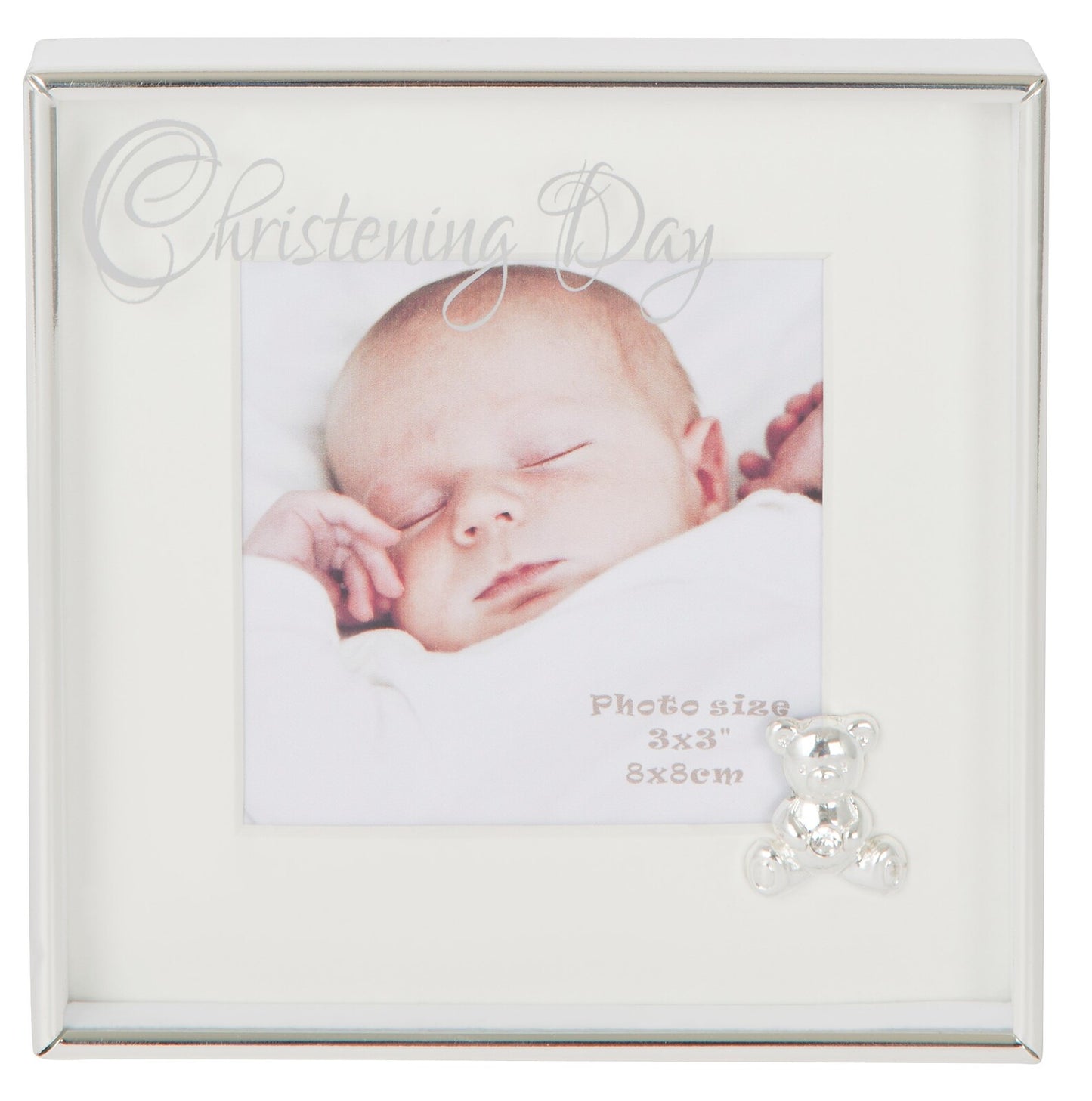 Christening Day Square Photo Frame