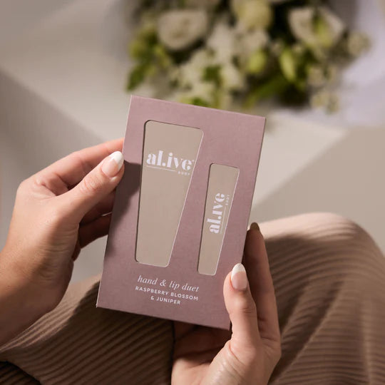 Hand & Lip Duet | Raspberry Blossom & Juniper | al.ive
