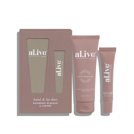 Hand & Lip Duet | Raspberry Blossom & Juniper | al.ive