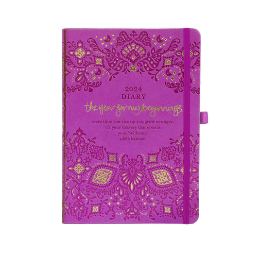 SALE 2024 Diary The Year for New Beginnings - Berry Bliss