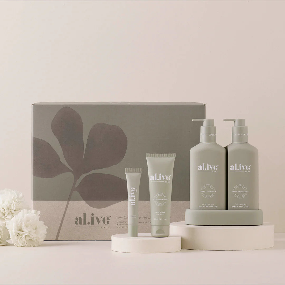 Body Ritual Set | Ivory Bloom | al.ive