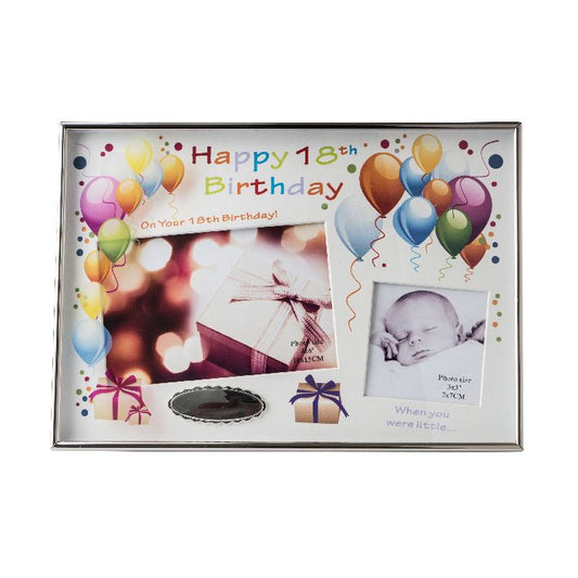 PHOTO FRAME BALLOON - HAPPY 18TH B'DAY