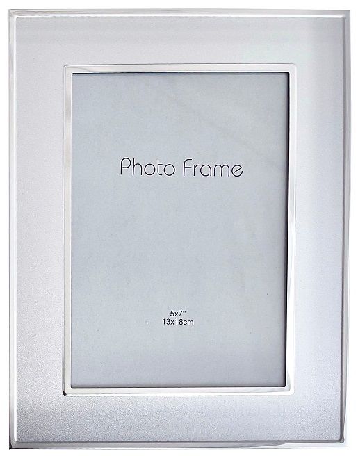 Helmer Frosted/Silver Photo Frame | 5 x 7" / 13 x 18cm