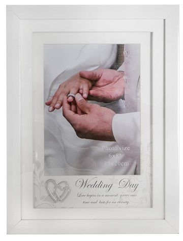 WEDDING DAY FRAME 6x8'