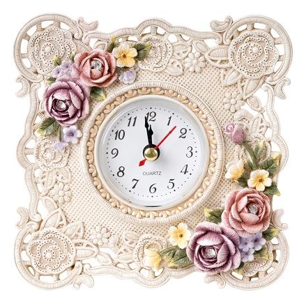 CLOCK RESIN CORDELIA