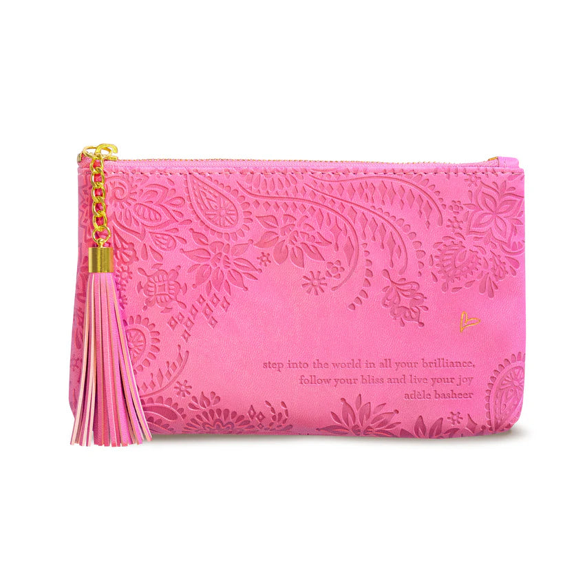Follow Your Bliss Essentials Purse - Rose Quartz Pink
