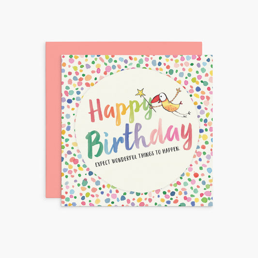 Expect wonderful things | Twigseeds Birthday Card