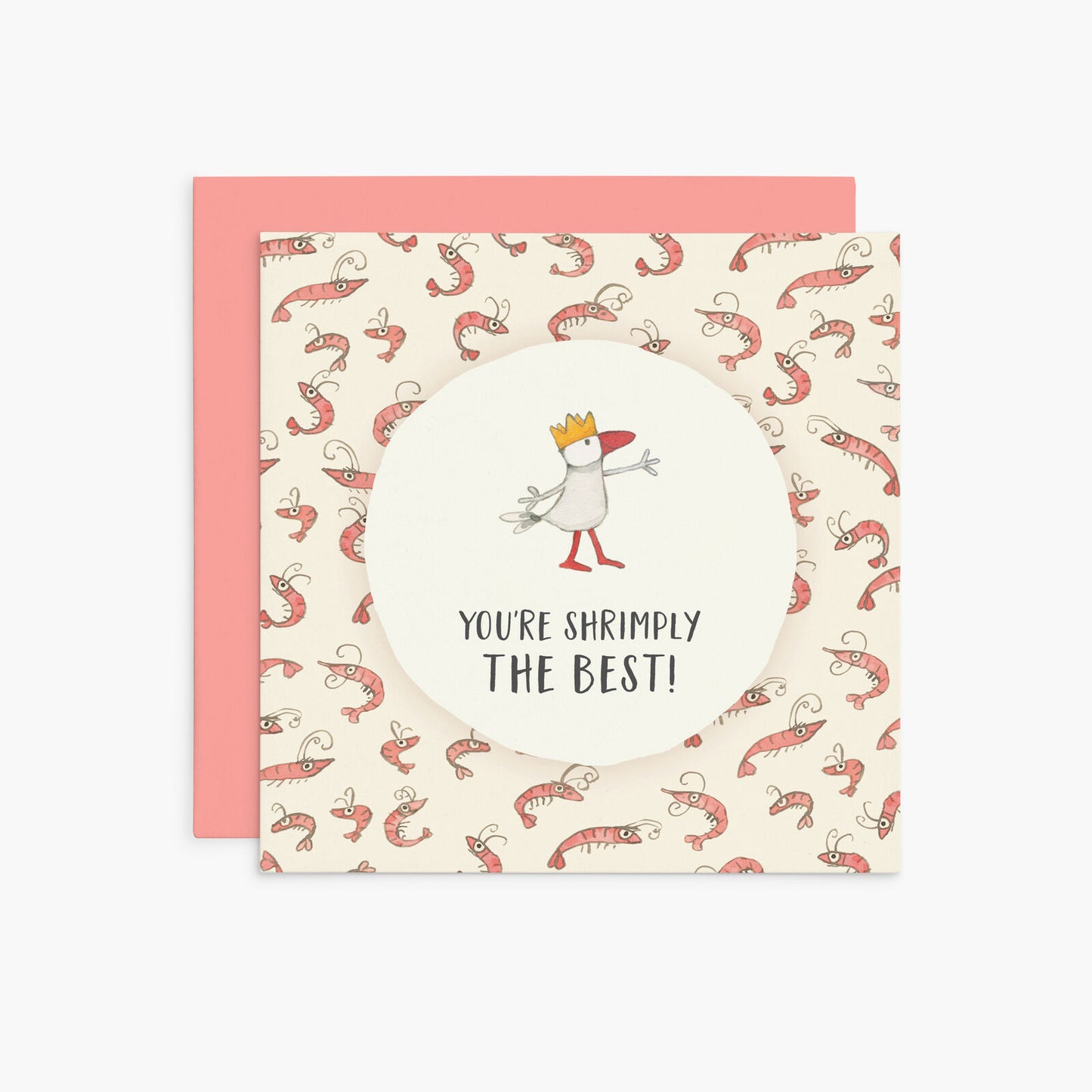 You're shrimply the best | Twigseeds Greeting Card