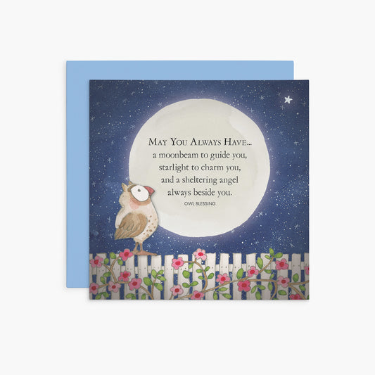 May you always have a moonbeam to guide you... | Twigseeds Friendship Card