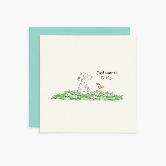 Just wanted to say | Twigseeds Thinking of You Card