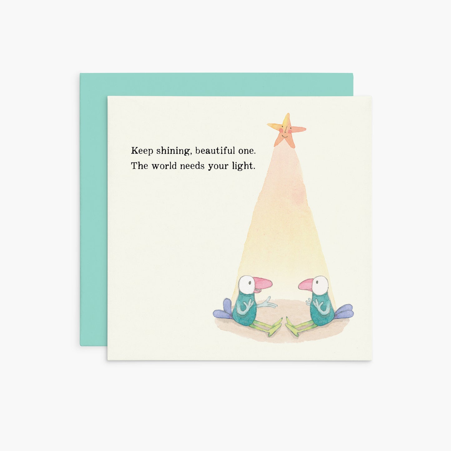 Keep Shining, Beautiful One | Twigseeds Inspirational Card