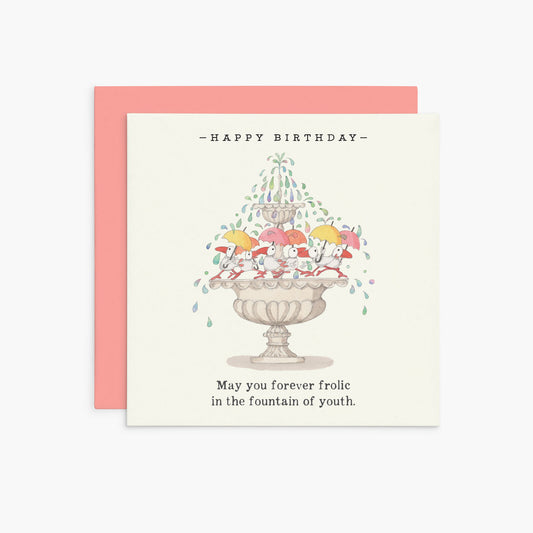 Happy Birthday - May You Forever Frolic | Twigseeds Birthday Card