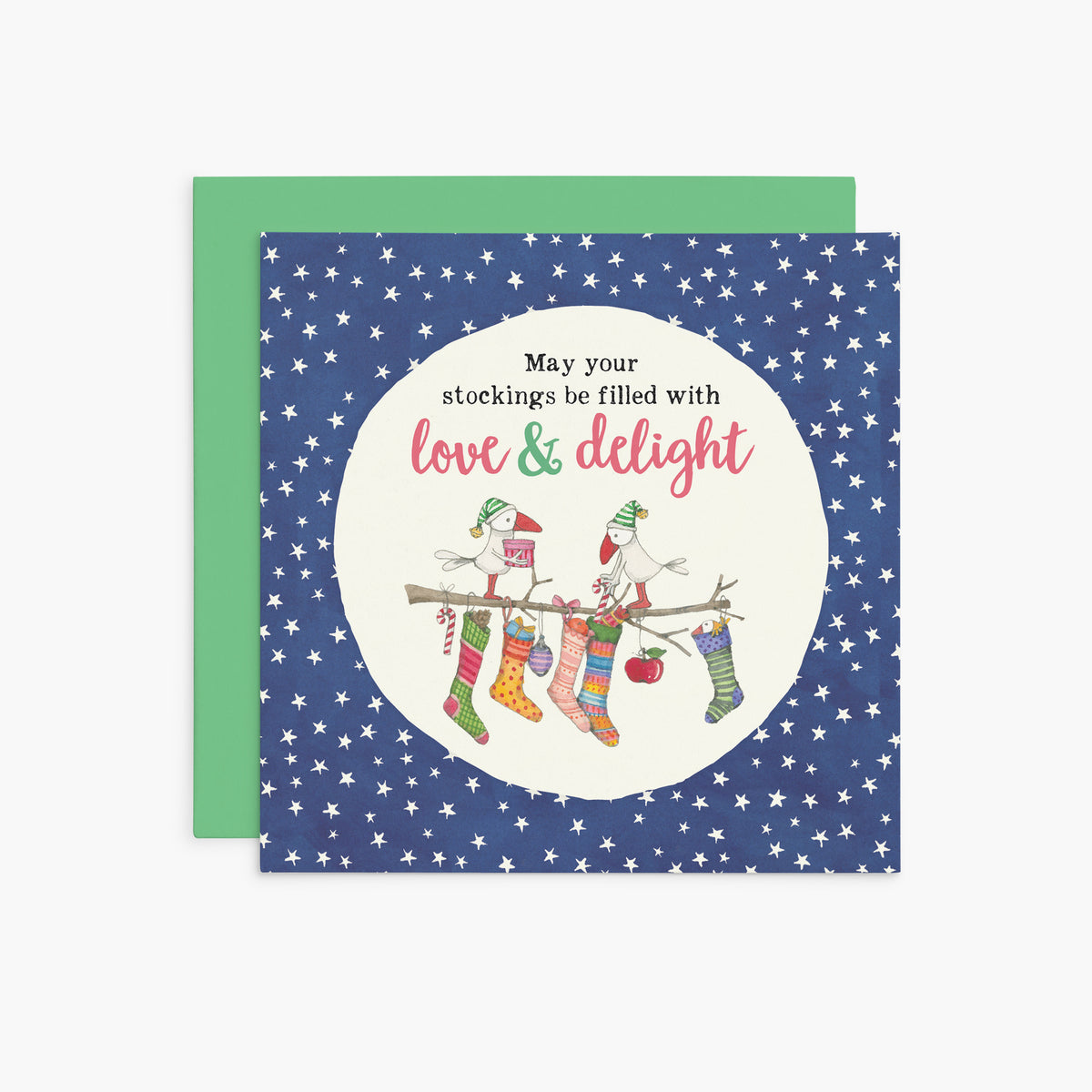 May your stockings be filled | Twigseeds Christmas Card