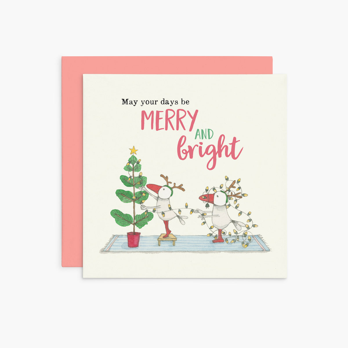 May your days be merry | Twigseeds Christmas Card