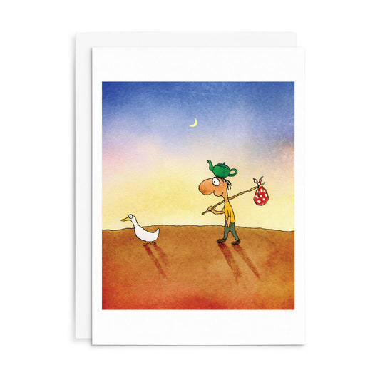 Direction-finding Duck | Leunig All Occasions Greeting Card