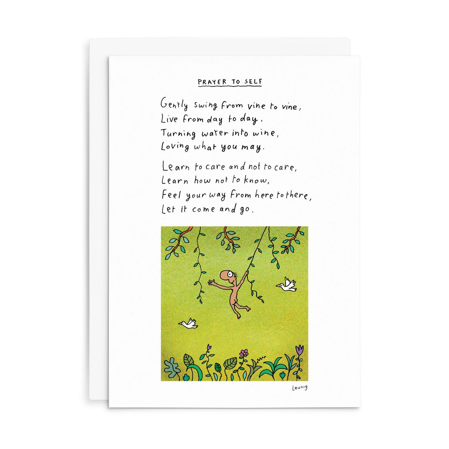 Prayer to Self | Leunig All Occasions Greeting Card