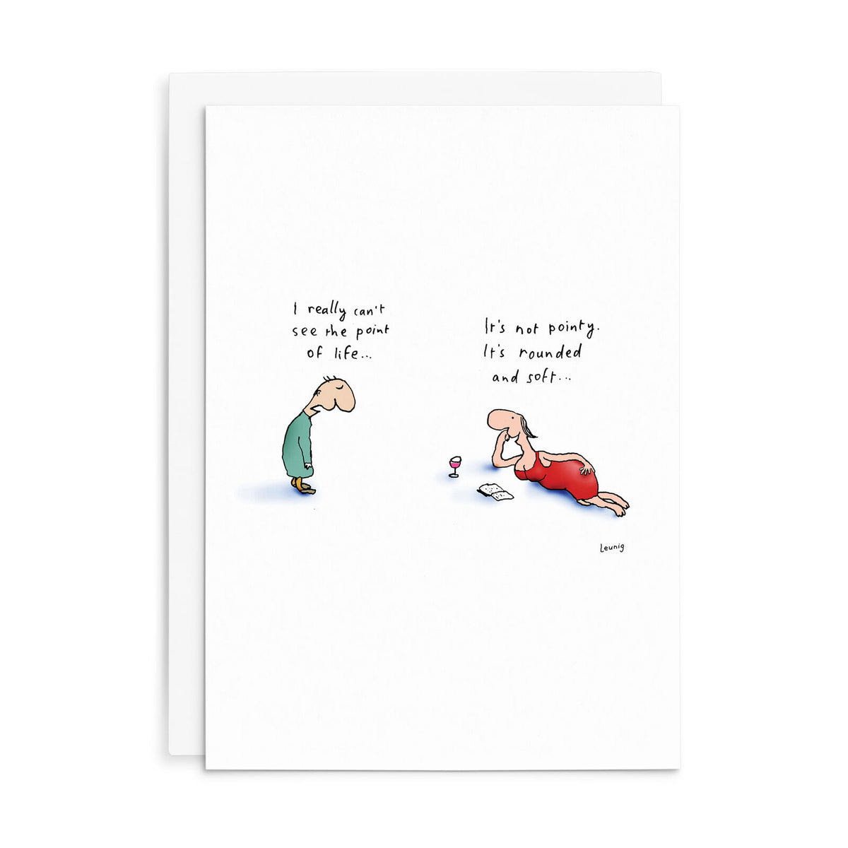 The Point of Life | Leunig All Occasions Greeting Card