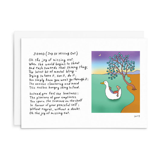 JOMO (Joy Of Missing Out) | Leunig All Occasions Greeting Card