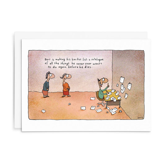 Bucket List | Leunig All Occasions Greeting Card