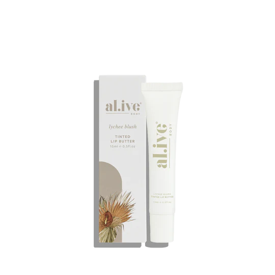 Tinted Lip Butter 15ml | Lychee Blush | al.ive