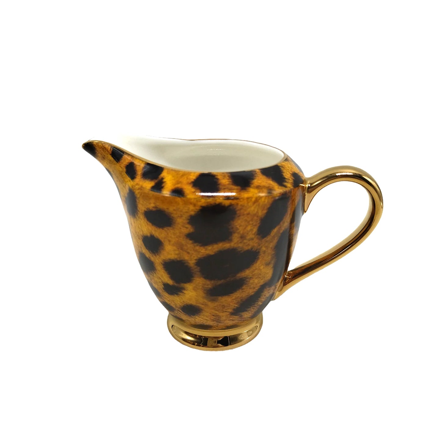 Leopard Print Sugar and Milk Jug