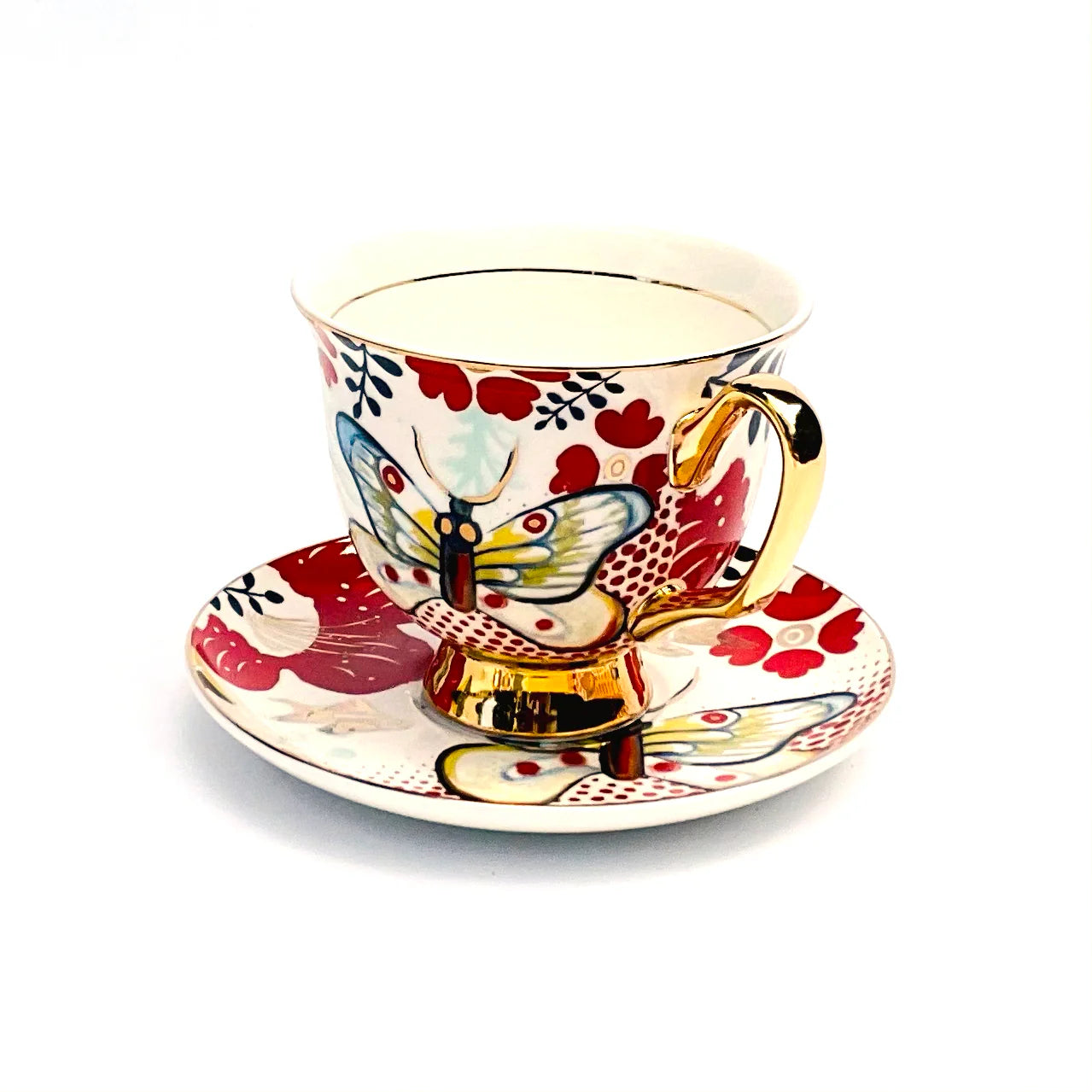 XL Butterfly Teacup and Saucer - 375ml