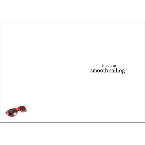 Dog Surfing Birthday Card | Animal Greeting Card