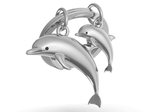 Key Chain - Dolphin Family