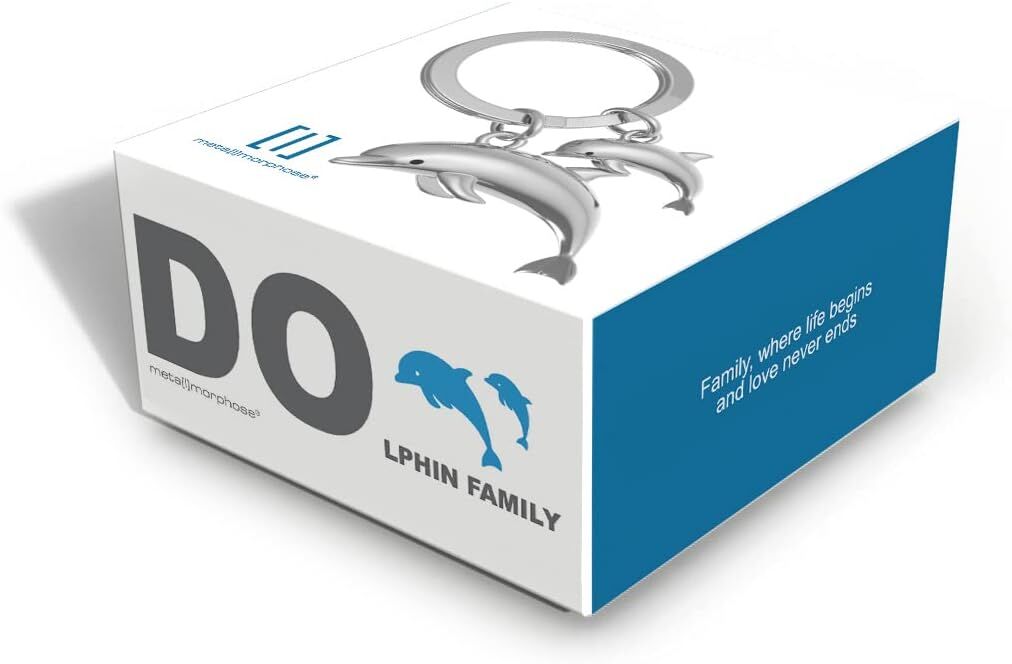 Key Chain - Dolphin Family