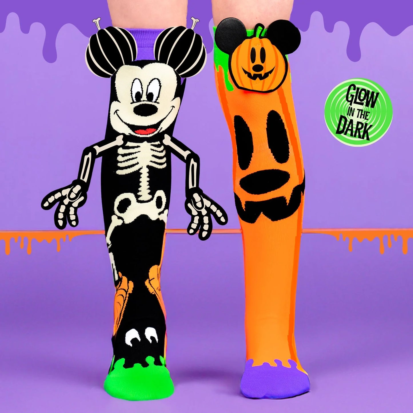 Mickey Glow in the Dark Socks | Madmia