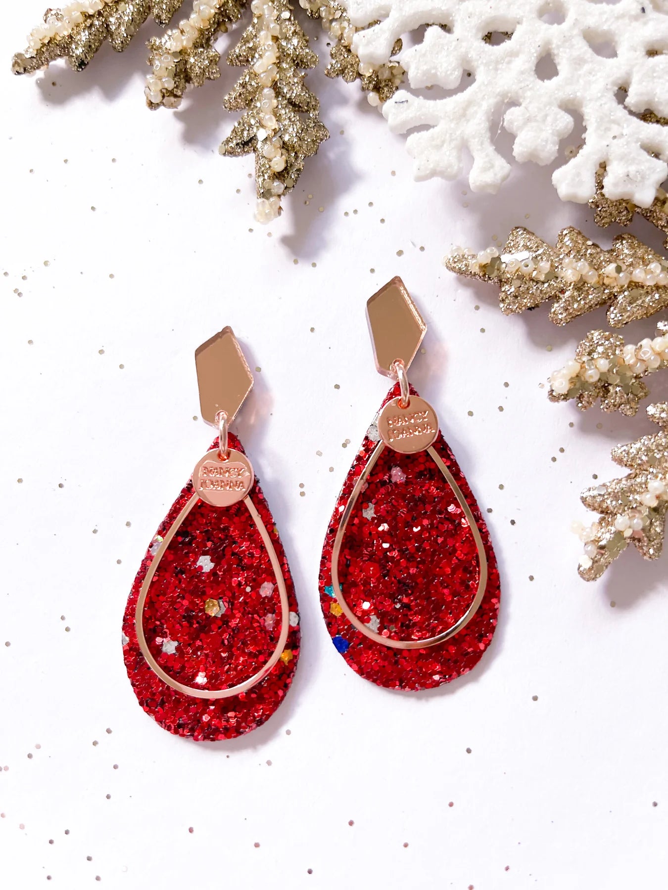 Rudolph Red Teardrops | Nancy Joanna