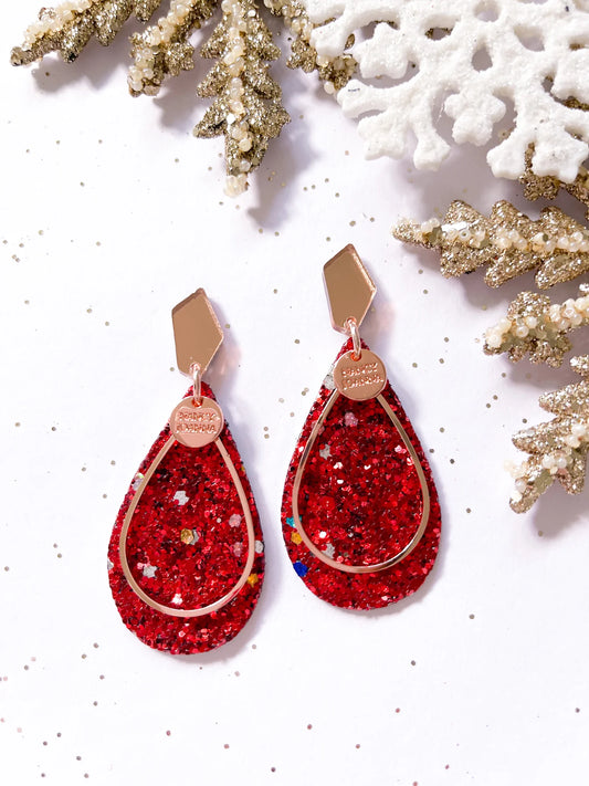 Rudolph Red Teardrops | Nancy Joanna