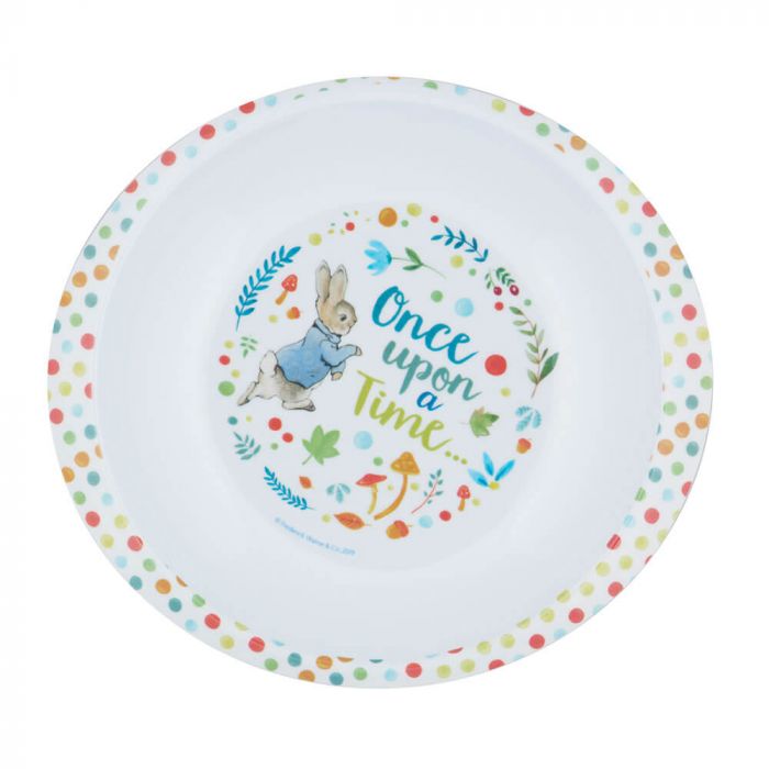 PETER RABBIT 5 PIECE MELAMINE DINNER SET