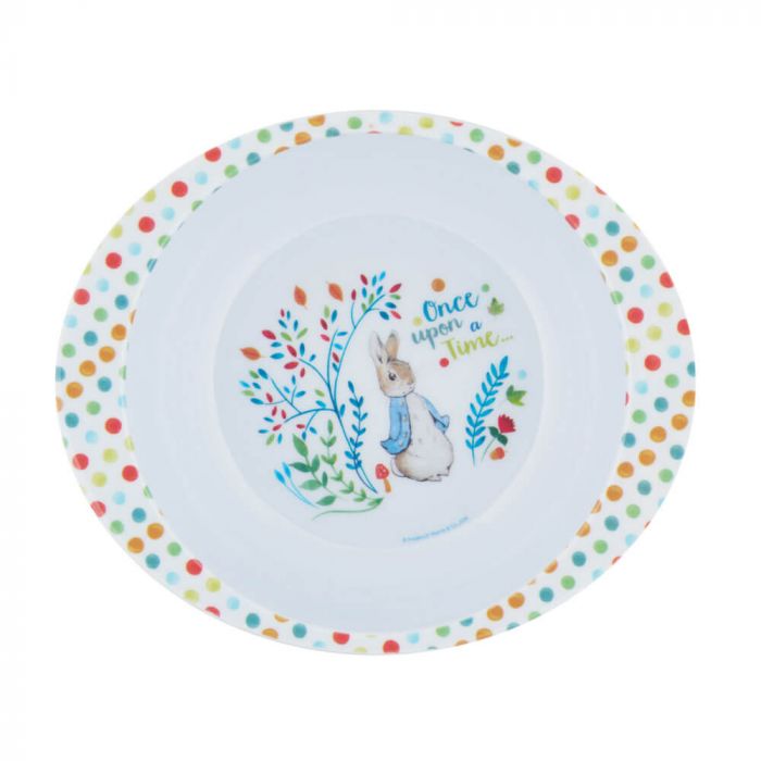 PETER RABBIT 5 PIECE MELAMINE DINNER SET