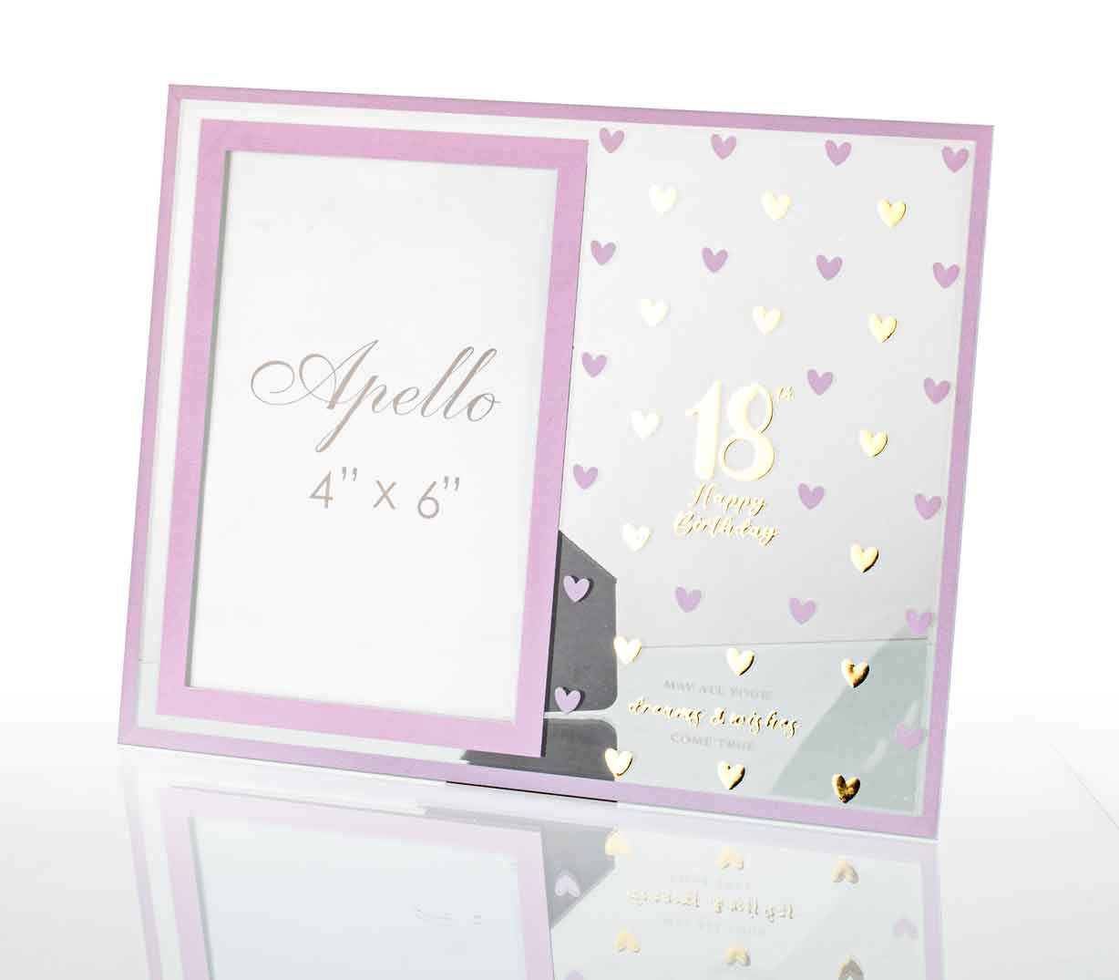 Sweet Hearts Glass Photo Frame - 18