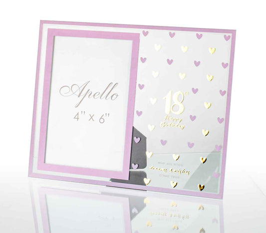 Sweet Hearts Glass Photo Frame - 18