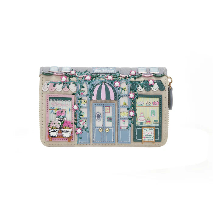 Posies and Patisseries Medium Ziparound Wallet | Vendula London