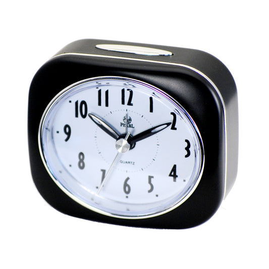 Retro Style Table Alarm Clock - Black