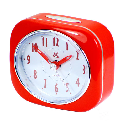 Retro Style Table Alarm Clock - Red