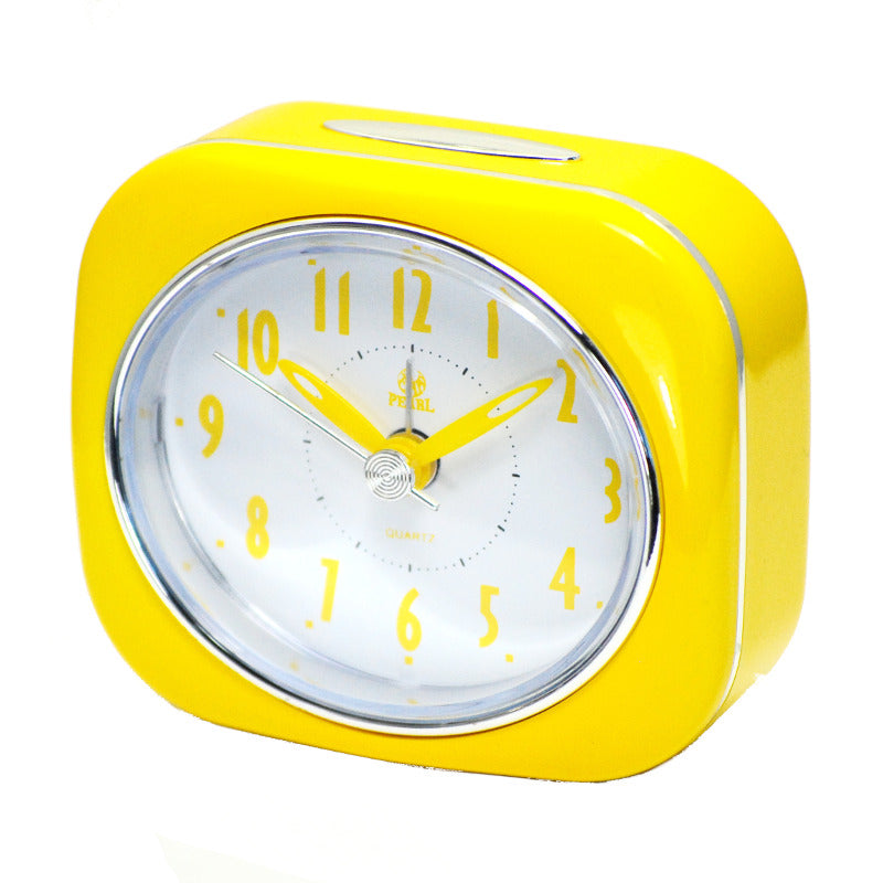 Retro Style Table Alarm Clock - Yellow