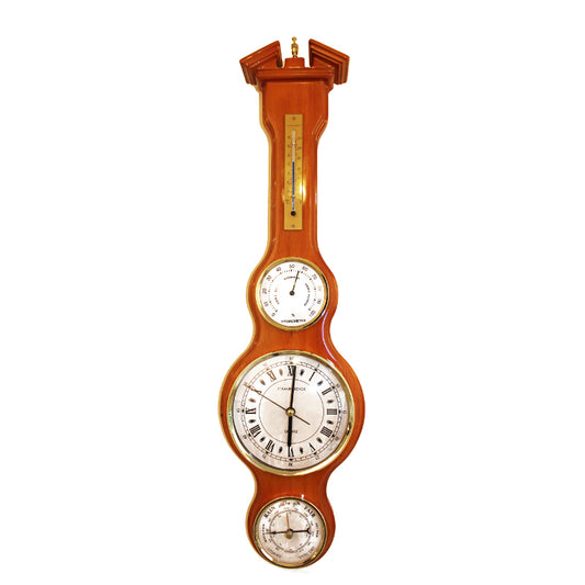 Weather station - with clock - Light Brown