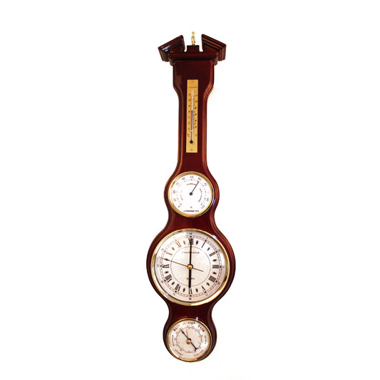 Weather station - with clock - Dark Brown