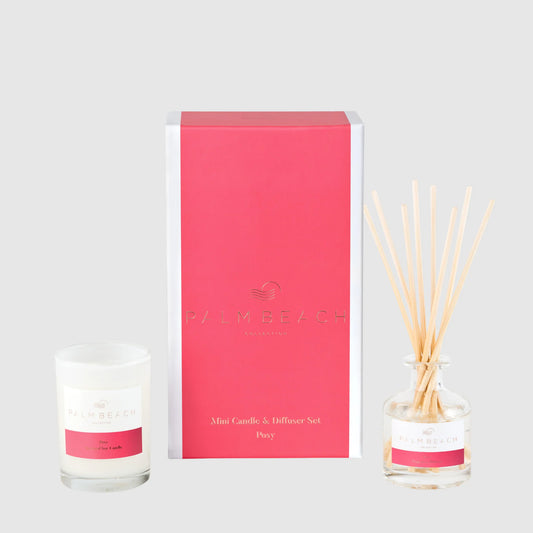 Posy Mini Candle & Reed Diffuser Gift Pack | Palm Beach