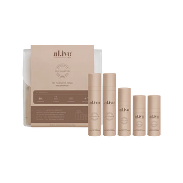 The Radiance Ritual | Skincare Discovery Set | al.ive