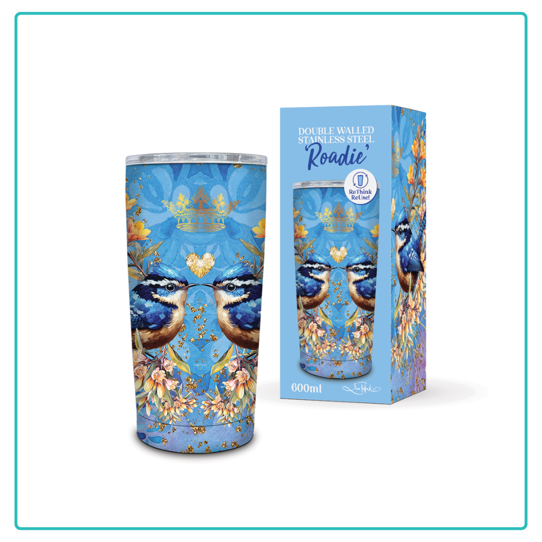 Stainless Steel 'Roadie' Travel Mug | 600ml | Lisa Pollock