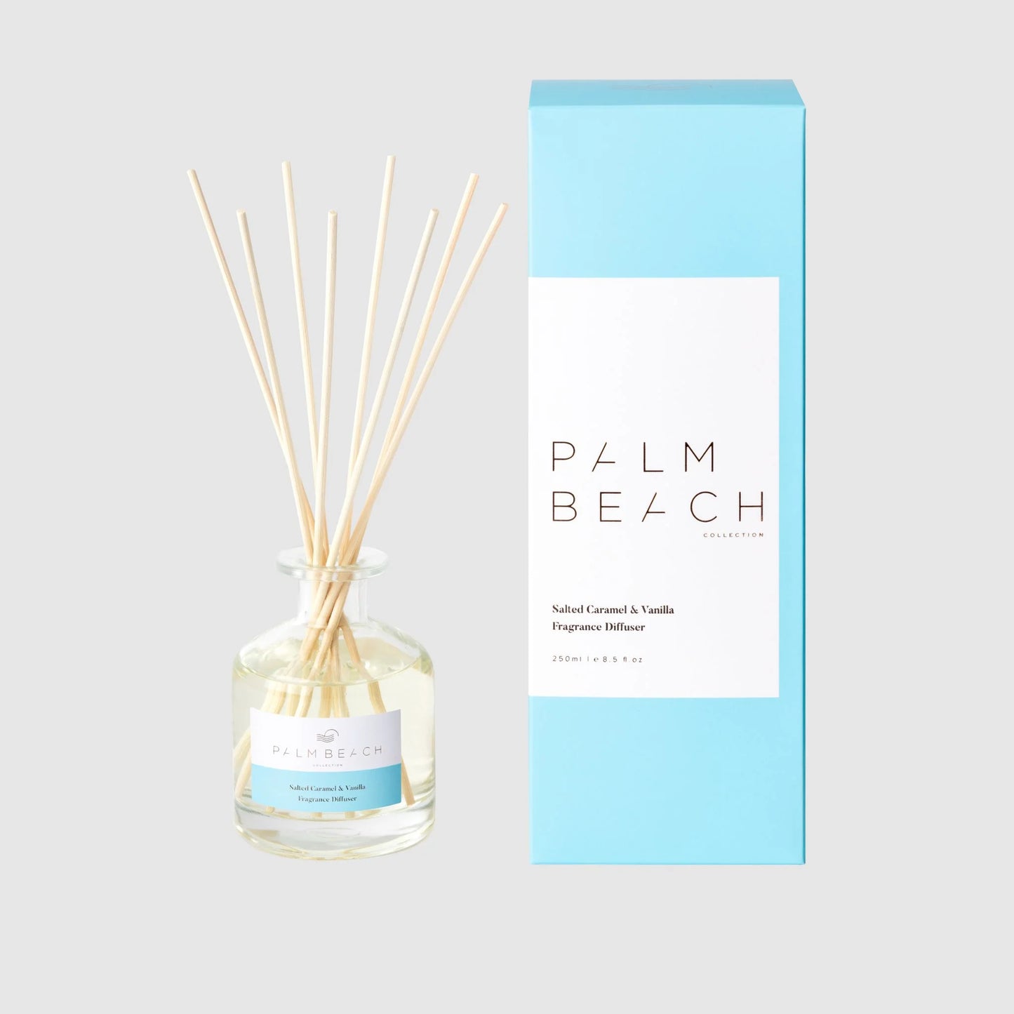 Salted Caramel & Vanilla 250ml Reed Diffuser | Palm Beach