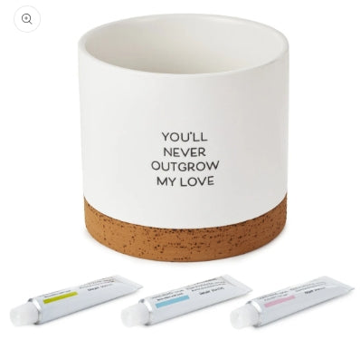 Never Outgrow My Love Planter Handprint Kit | Hallmark