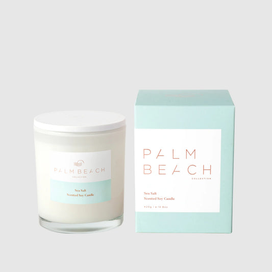 Sea Salt Scented Candle 420g | Palm Beach