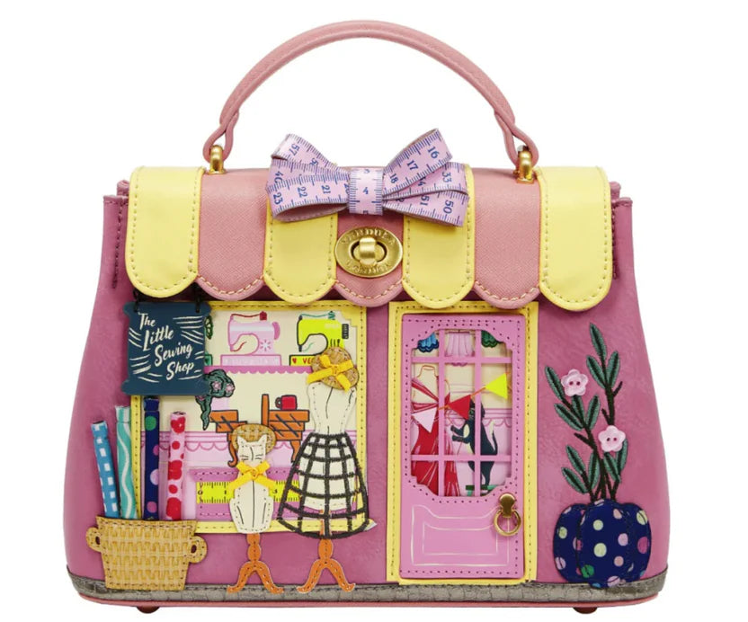 Vendula Sewing Shop Mini Grace Bag | Raspberry Edition | Vendula London