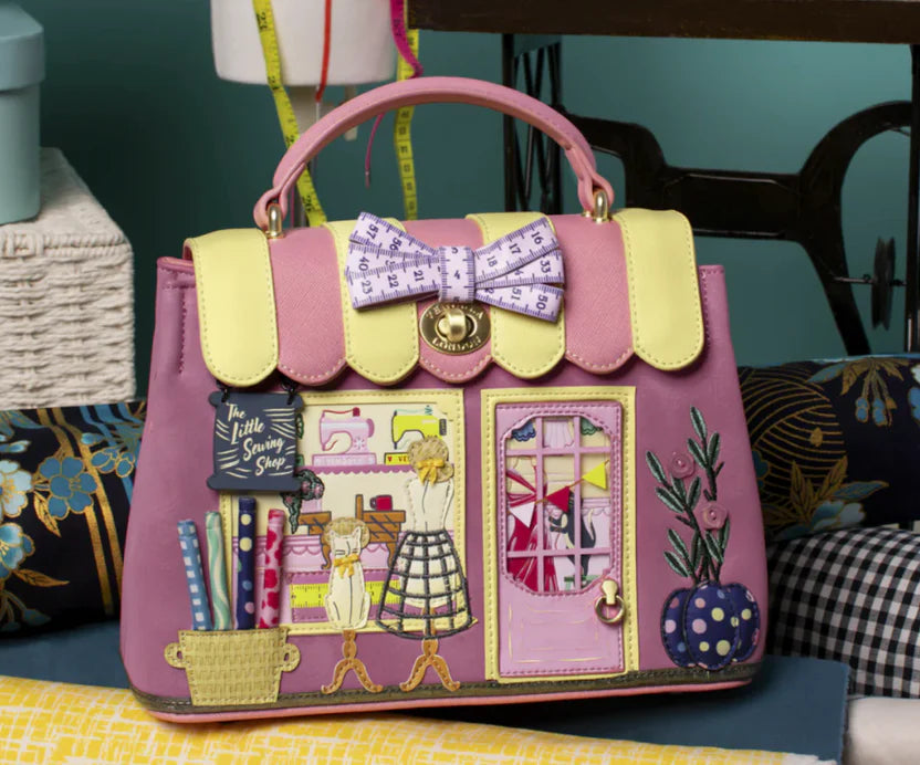Vendula Sewing Shop Mini Grace Bag | Raspberry Edition | Vendula London